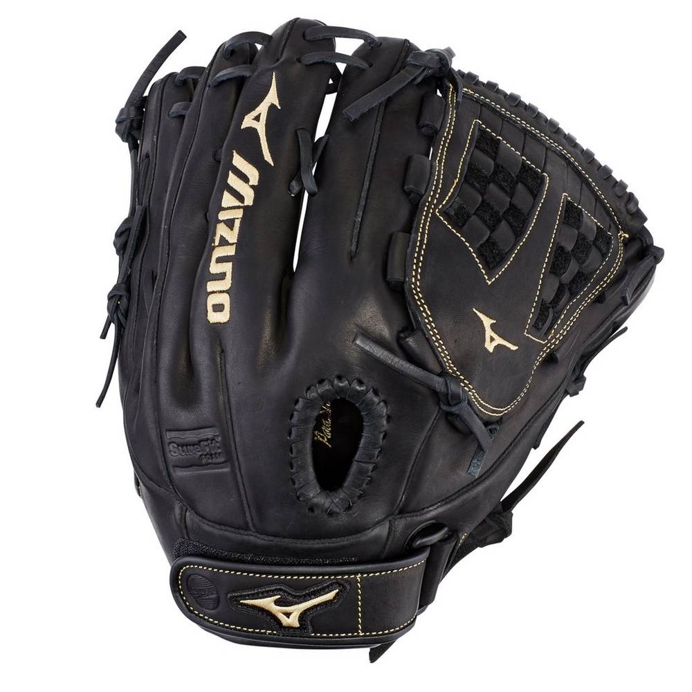 Mizuno Women's MVP Prime Fastpitch Softball Glove 12.5" Black (312714-NKX)